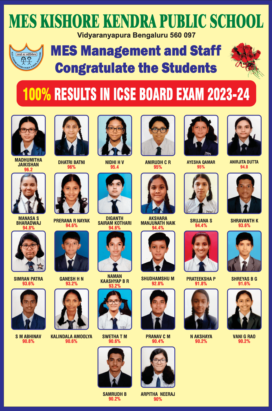 MES Kishore Kendra Public School